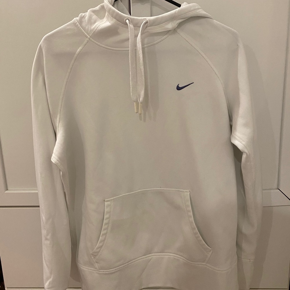 White Nike hoodie